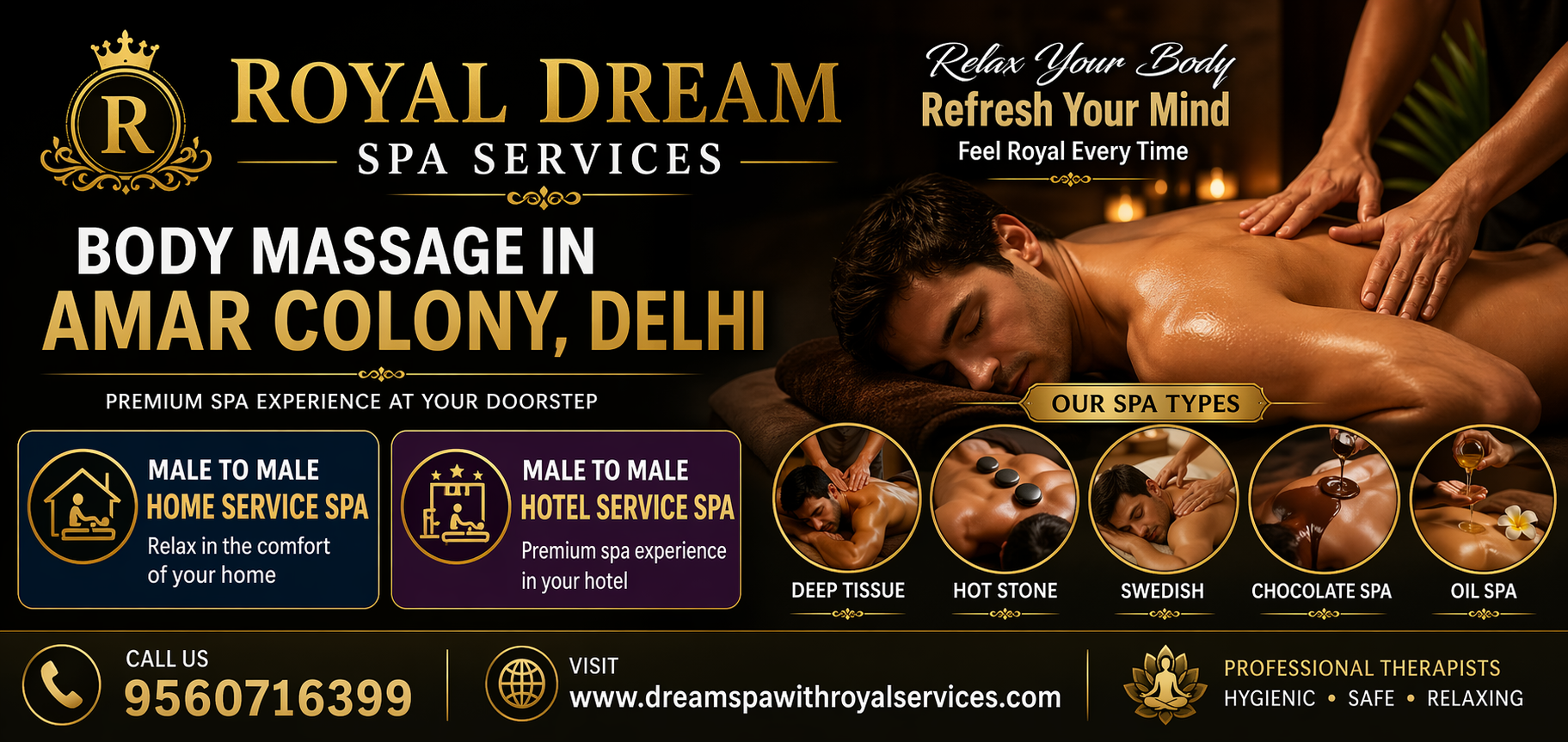 Body Massage in Amar Colony