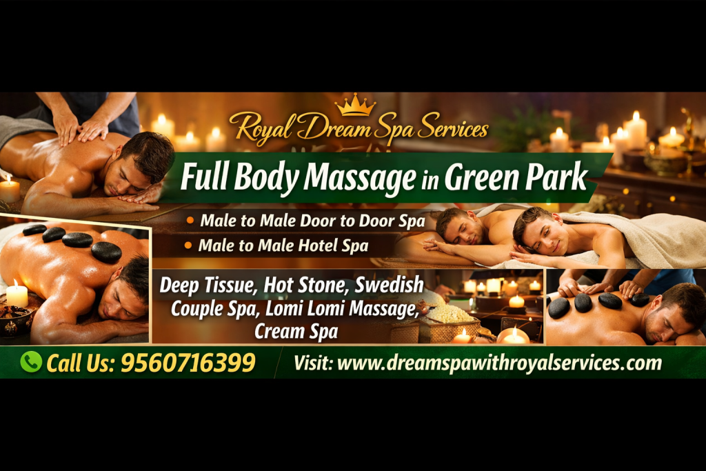 Full body massage in Green Park