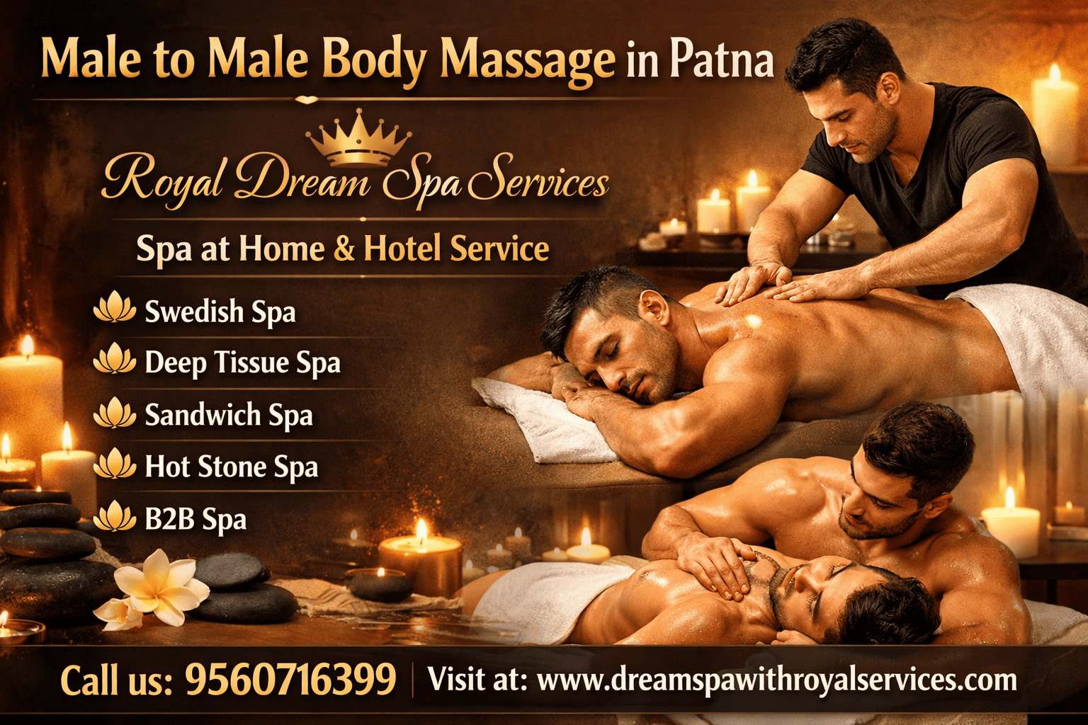 Spa in Patna | Male to Male Spa Patna | Body Massage in Patna