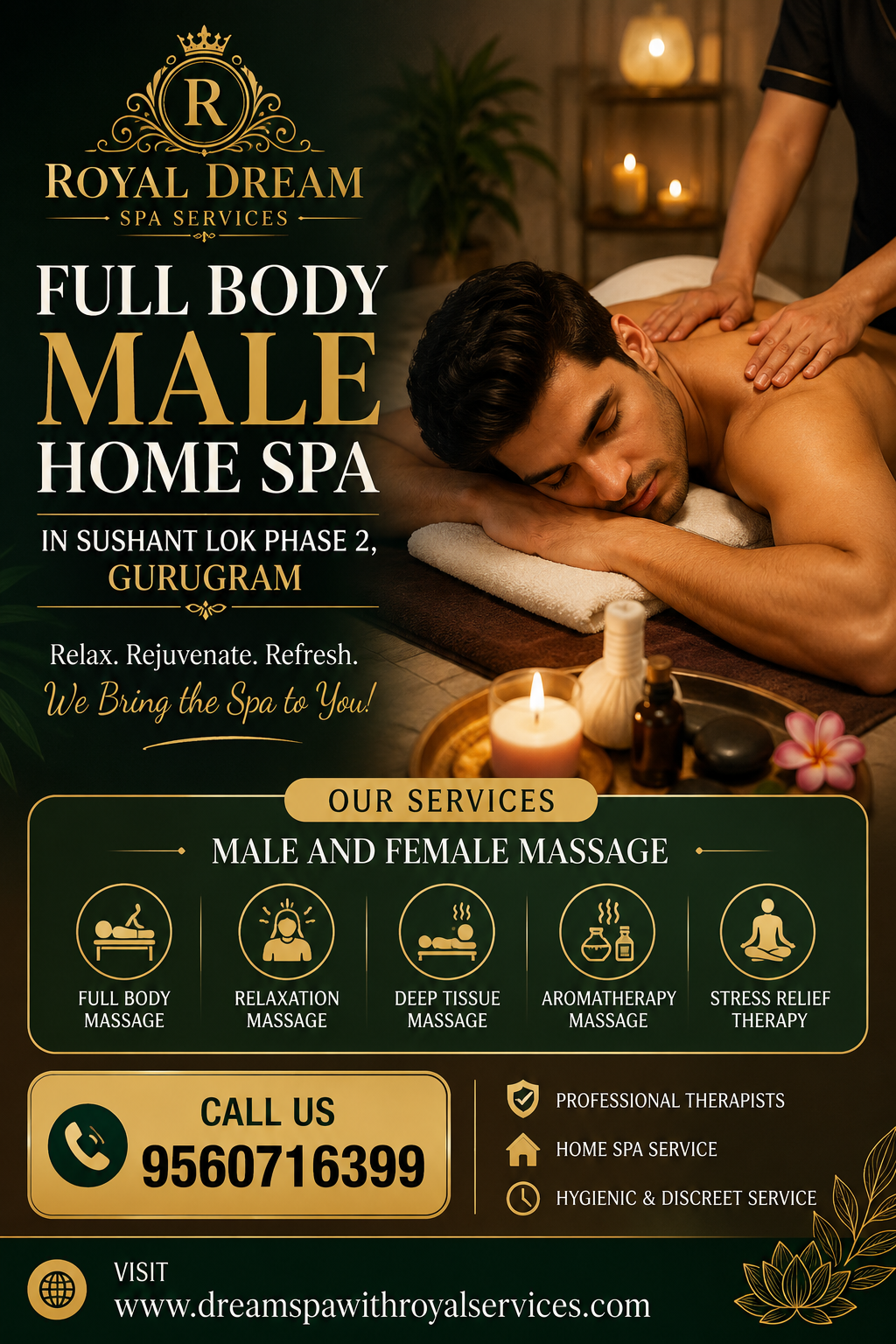 Massage Home Service in Sushant Lok Phase 2 Gurugram