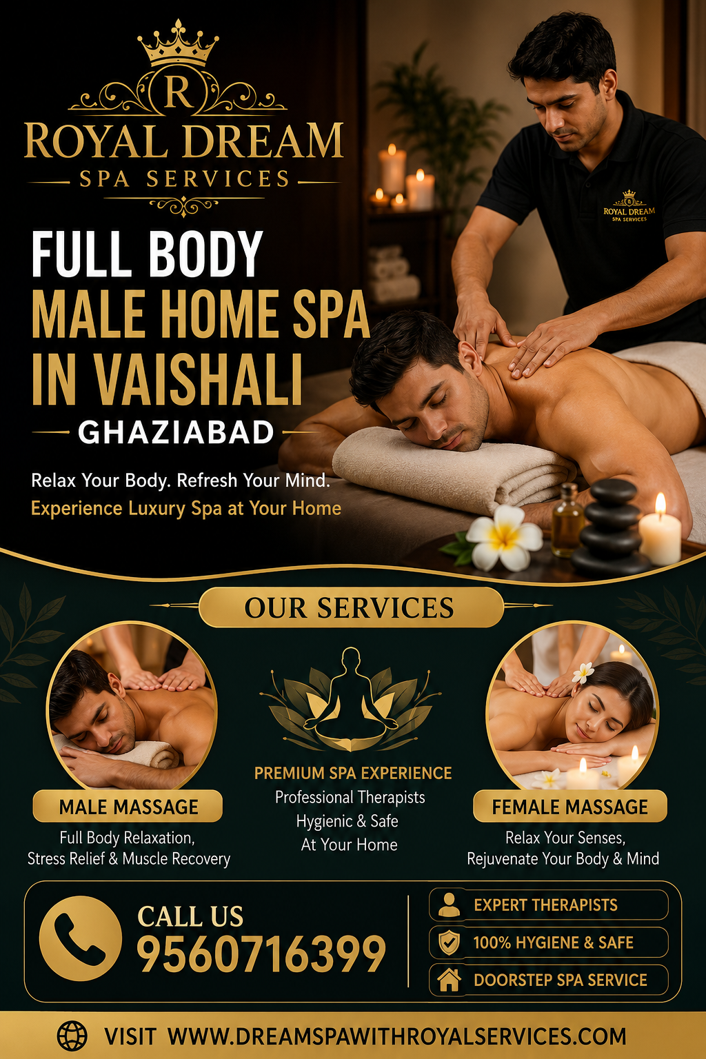 Full Body Home Spa in Vaishali Ghaziabad