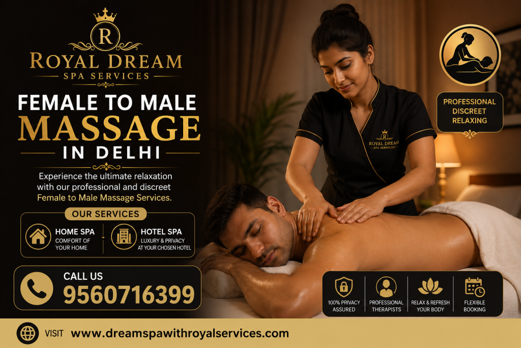 Female to Male Massage in Delhi