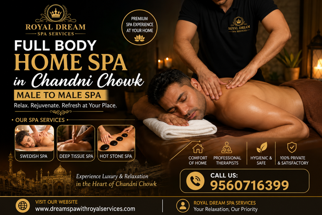 Male to Male Massage Home Service in Chandni Chowk